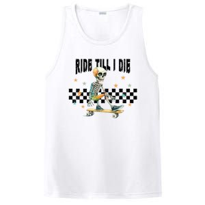 Ghos Ride Till I Die Cute Pumpkin Cool Gift Stay Spooky Gift PosiCharge Competitor Tank