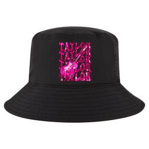 Girl Retro Taylor First Name Personalized Groovy 80S Cool Comfort Performance Bucket Hat