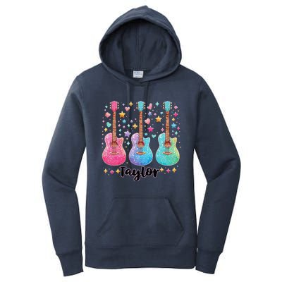 Girl Retro Taylor First Name Personalized Women's Pullover Hoodie