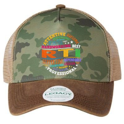 Groovy Rti Team T Response Intervention Teacher School Squad Legacy Tie Dye Trucker Hat