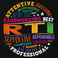 Groovy Rti Team T Response Intervention Teacher School Squad Ladies PosiCharge Tri-Blend Wicking Tank
