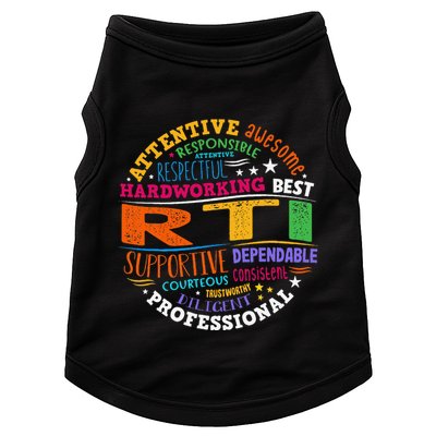 Groovy Rti Team T Response Intervention Teacher School Squad Doggie Tank