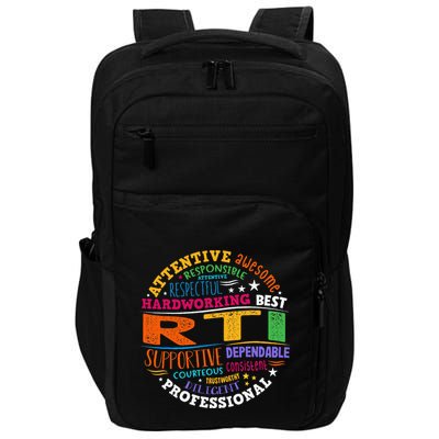 Groovy Rti Team T Response Intervention Teacher School Squad Impact Tech Backpack