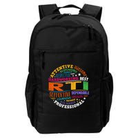 Groovy Rti Team T Response Intervention Teacher School Squad Backpack
