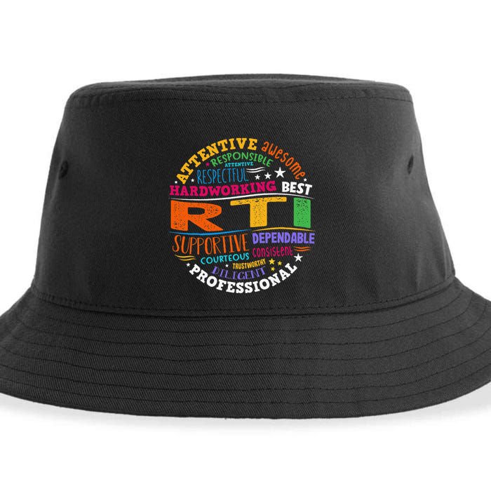 Groovy Rti Team T Response Intervention Teacher School Squad Sustainable Bucket Hat