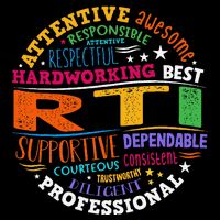 Groovy Rti Team T Response Intervention Teacher School Squad 7-Panel Snapback Hat