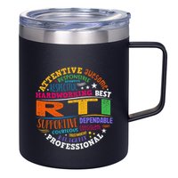Groovy Rti Team T Response Intervention Teacher School Squad 12oz Stainless Steel Coffee Mug