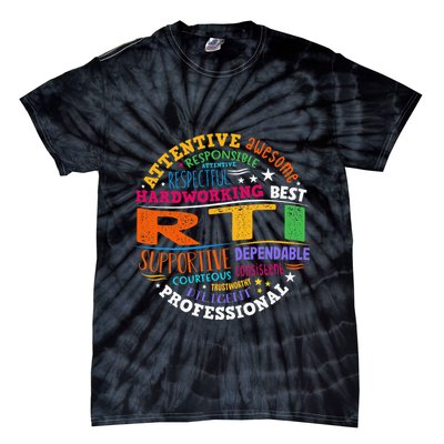 Groovy Rti Team T Response Intervention Teacher School Squad Tie-Dye T-Shirt