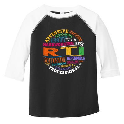 Groovy Rti Team T Response Intervention Teacher School Squad Toddler Fine Jersey T-Shirt