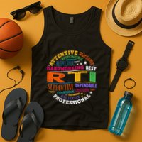 Groovy Rti Team T Response Intervention Teacher School Squad Tank Top