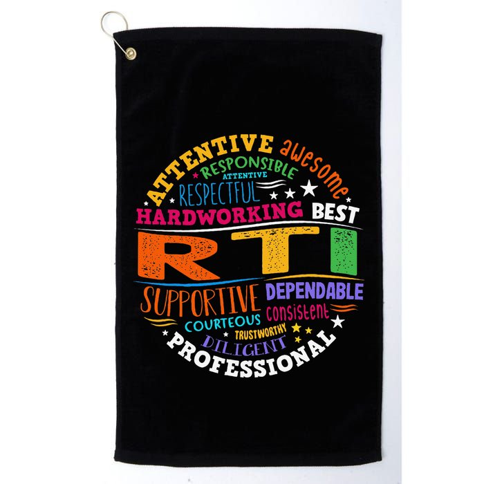 Groovy Rti Team T Response Intervention Teacher School Squad Golf Towel