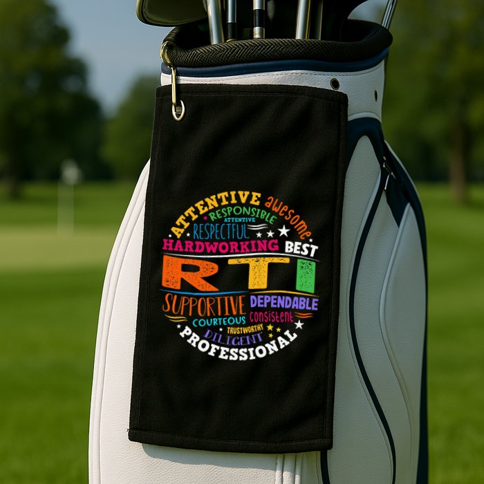 Groovy Rti Team T Response Intervention Teacher School Squad Golf Towel