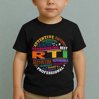 Groovy Rti Team T Response Intervention Teacher School Squad Toddler T-Shirt