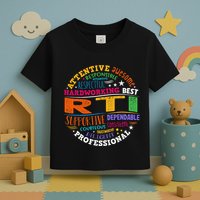Groovy Rti Team T Response Intervention Teacher School Squad Toddler T-Shirt