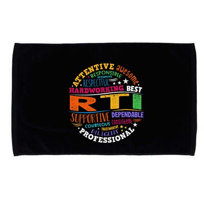 Groovy Rti Team T Response Intervention Teacher School Squad Microfiber Hand Towel