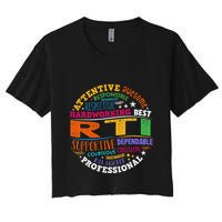 Groovy Rti Team T Response Intervention Teacher School Squad Crop Top