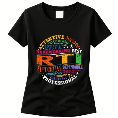 Groovy Rti Team T Response Intervention Teacher School Squad Womens T-Shirt