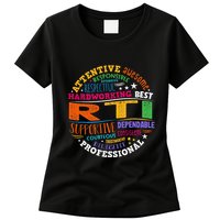 Groovy Rti Team T Response Intervention Teacher School Squad Womens T-Shirt