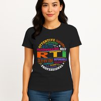 Groovy Rti Team T Response Intervention Teacher School Squad Womens T-Shirt