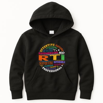 Groovy Rti Team T Response Intervention Teacher School Squad Kids Hoodie