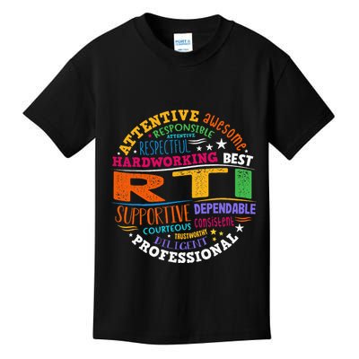 Groovy Rti Team T Response Intervention Teacher School Squad Kids T-Shirt