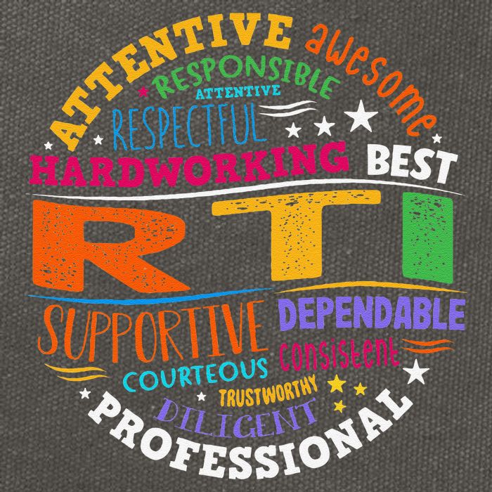 Groovy Rti Team T Response Intervention Teacher School Squad Cotton Canvas Backpack