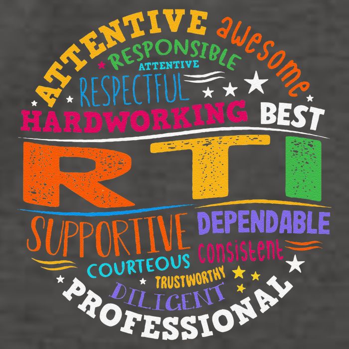 Groovy Rti Team T Response Intervention Teacher School Squad Vector Backpack
