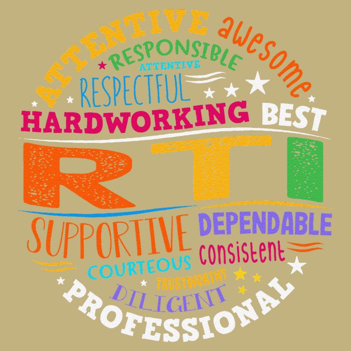 Groovy Rti Team T Response Intervention Teacher School Squad Performance Shirt