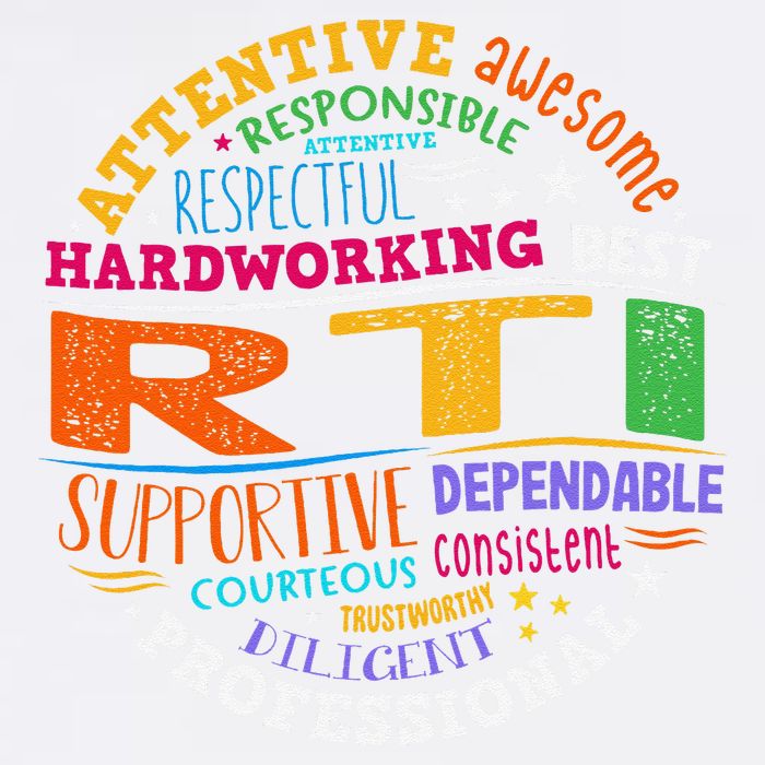 Groovy Rti Team T Response Intervention Teacher School Squad Garment-Dyed Sweatshirt
