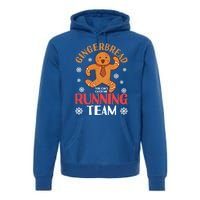 Gingerbread Running Team You CanT Catch Me Christmas Cookie Gift Premium Hoodie