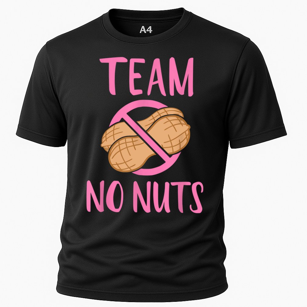 Gender Reveal Team No Nuts Girl Matching Family Baby Party Cooling Performance Crew T-Shirt