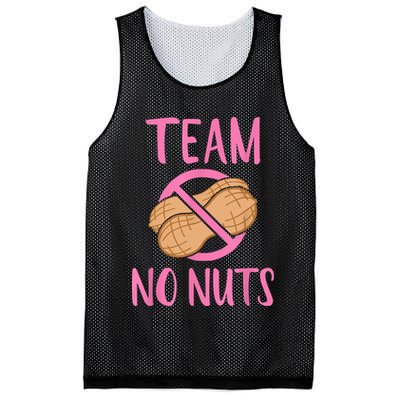 Gender Reveal Team No Nuts Girl Matching Family Baby Party Mesh Reversible Basketball Jersey Tank
