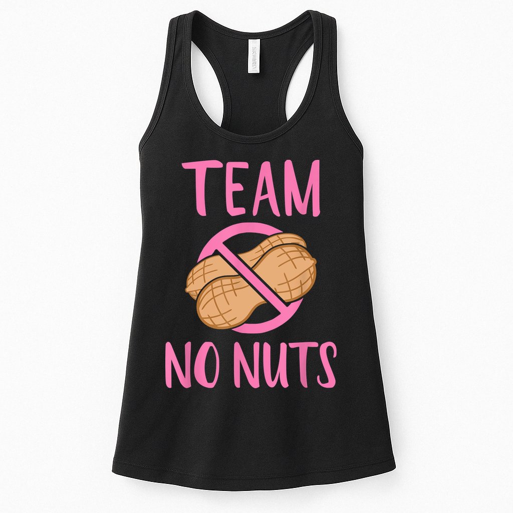 Gender Reveal Team No Nuts Girl Matching Family Baby Party Womens Tank Top