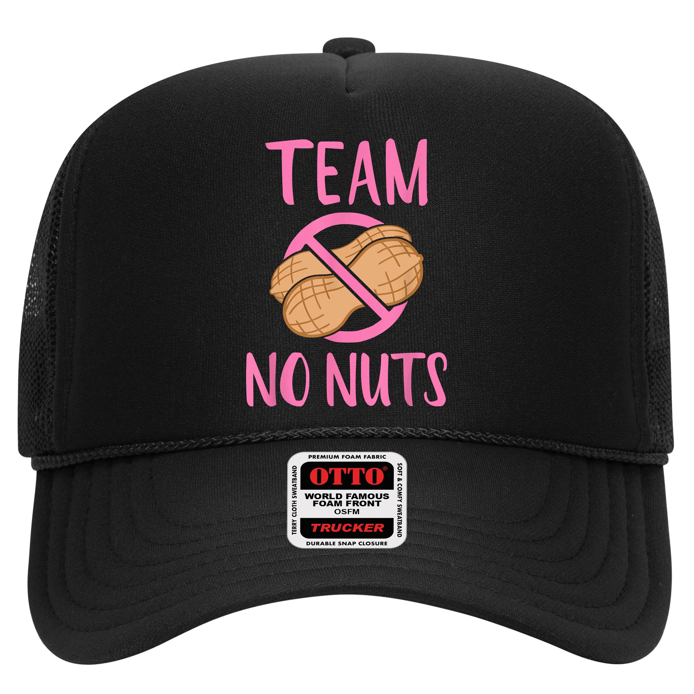 Gender Reveal Team No Nuts Girl Matching Family Baby Party Hat