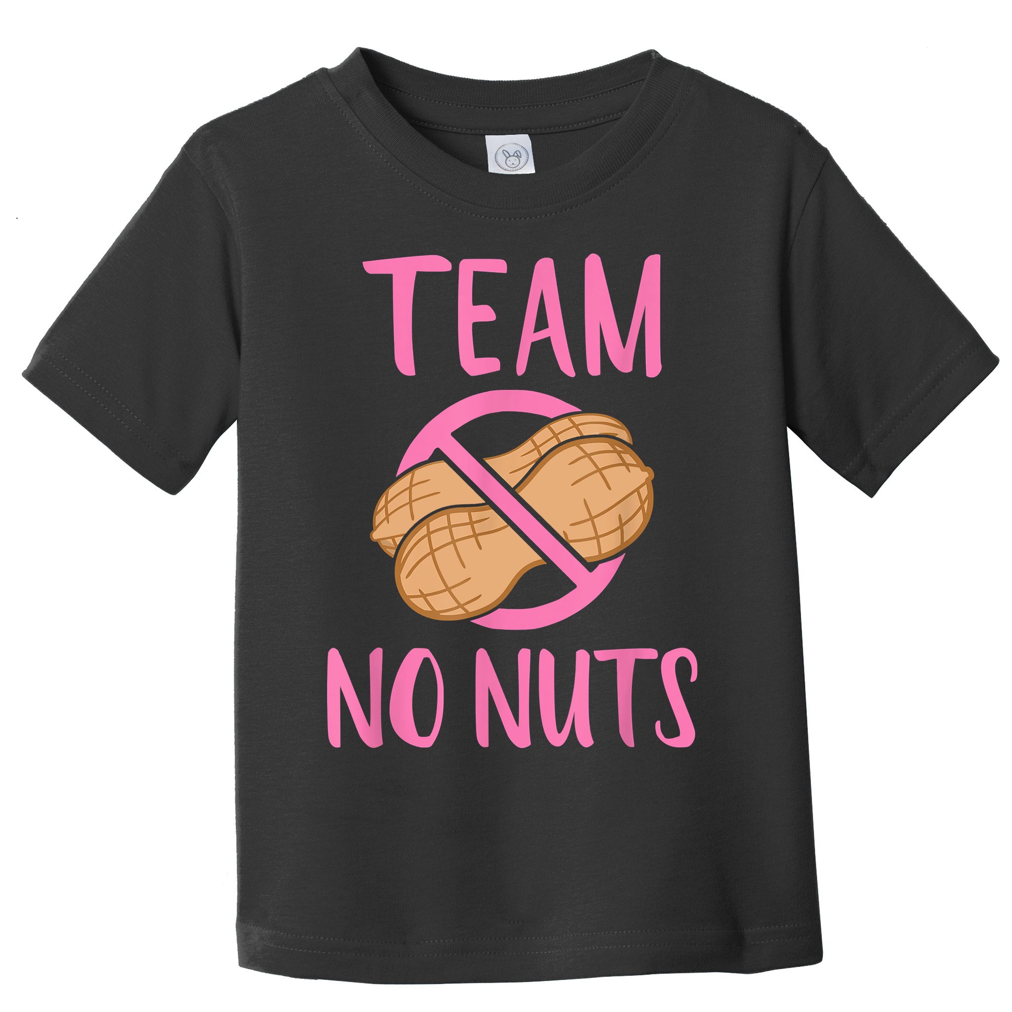Gender Reveal Team No Nuts Girl Matching Family Baby Party Toddler T-Shirt