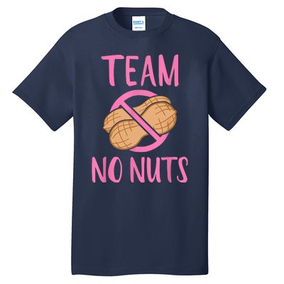 Gender Reveal Team No Nuts Girl Matching Family Baby Party Tall T-Shirt