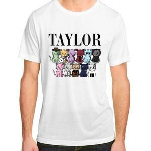 Girl Retro Taylor Groovy Birthday Gift Adult ChromaSoft Performance T-Shirt