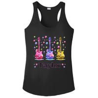 Girl Retro Taylor First Name Personalized Groovy 80S Gift Ladies PosiCharge Competitor Racerback Tank