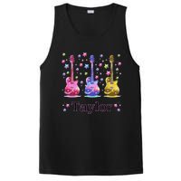 Girl Retro Taylor First Name Personalized Groovy 80S Gift PosiCharge Competitor Tank