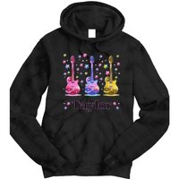 Girl Retro Taylor First Name Personalized Groovy 80S Gift Tie Dye Hoodie