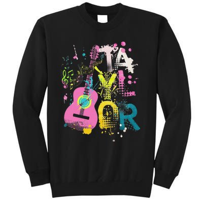 Girl Retro Taylor First Name Personalized Groovy 70S 80S Sweatshirt