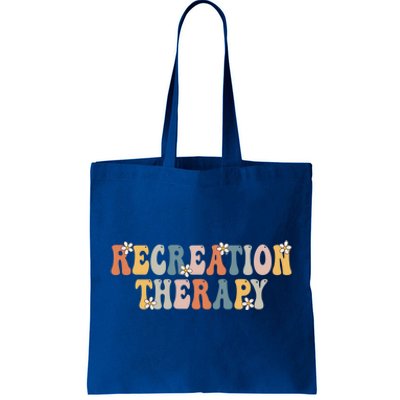 Groovy Recreational Therapy Therapist Rt Month Therapy Meaningful Gift Tote Bag