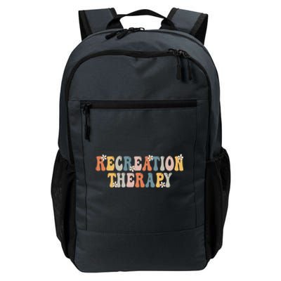 Groovy Recreational Therapy Therapist Rt Month Therapy Meaningful Gift Daily Commute Backpack