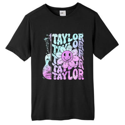 Girl Retro Taylor First Name Personalized Tall Fusion ChromaSoft Performance T-Shirt