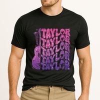 Girl Retro Taylor First Name Personalized Groovy 70s 80s Performance Shirt
