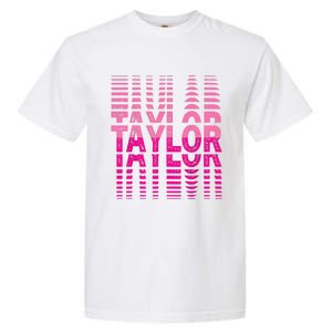 Girl Retro Taylor First Name Taylor Groovy Birthday Taylor Garment-Dyed Heavyweight T-Shirt