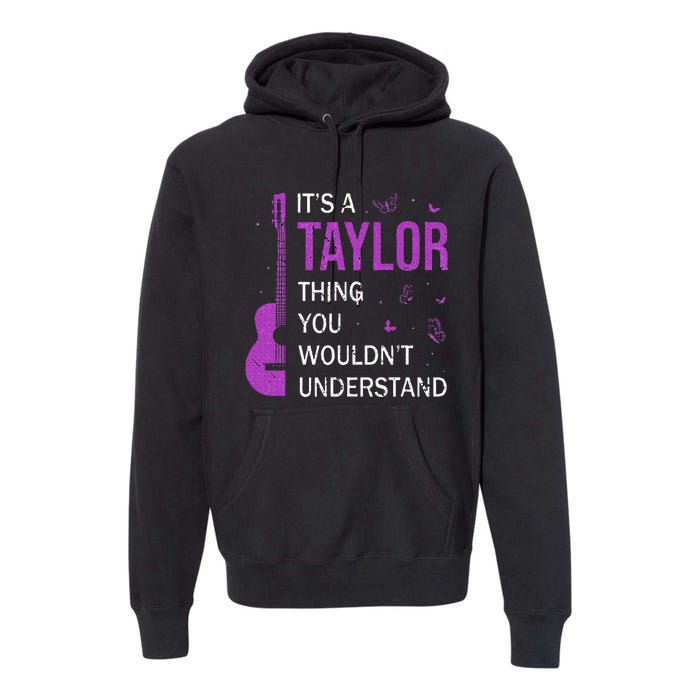 Girl Retro Taylor Premium Hoodie