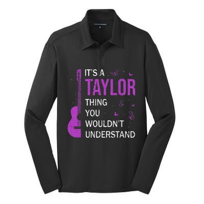 Girl Retro Taylor Silk Touch Performance Long Sleeve Polo