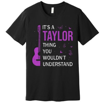 Girl Retro Taylor Premium T-Shirt