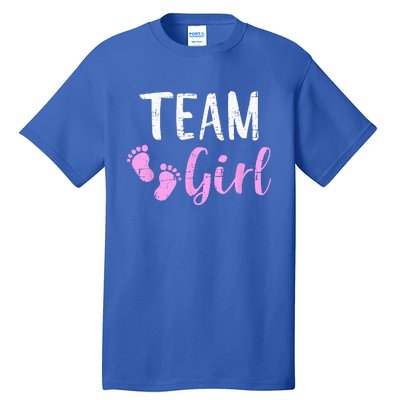 Gender Reveal Team Matching Family Baby Party Supplies Tall T-Shirt